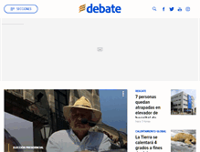 Tablet Screenshot of debate.com.mx